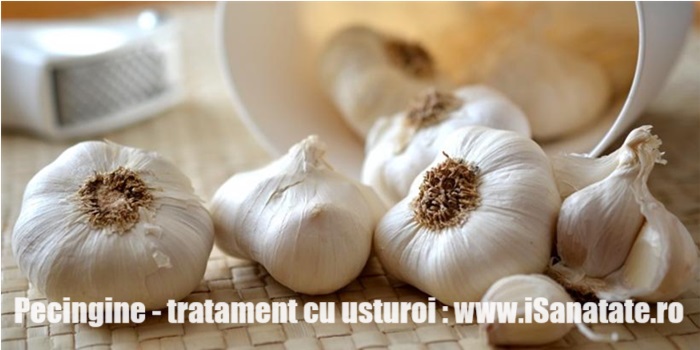 Pecingine – tratament cu usturoi